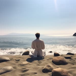 Flujo De Estudio A La Orilla Del Mar: Música Relajante Con Claridad Oceánica - Naturaleza y Sonidos Fondos