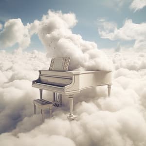 Lienzo De Nubes: Piano Pinta Historias Soñadoras En Teclas Suaves - Piano y tormenta
