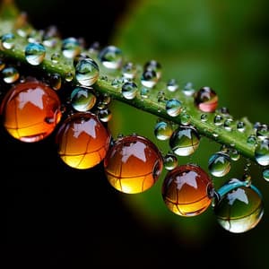 Nature's Raindrops: A Harmonic Cascade - Intentional Vibes