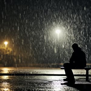 Claridad En La Carrera Lluviosa: Música Para Alivio Del Estrés - Noche Nublada