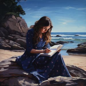 Ocean Melodies: Music for Study on the Shore - Cozy Space