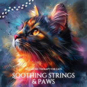 Soothing Strings & Paws: Fusion of Jazz & Calm - Jazz Music Therapy for Cats