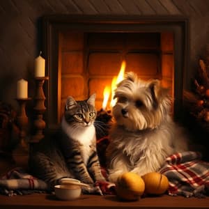 El Toque Suave Del Fuego: Sonidos Pacíficos Para Mascotas - Dulces Sueños