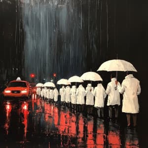 Rêver dans les Gouttes de Pluie - Lluvia Paris