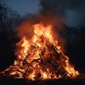 Binaural Relaxation by the Fire: Calming Fire Ambience - Solfeggio