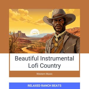 Beautiful Instrumental Lofi Country Western Music - Relaxed Ranch Beats