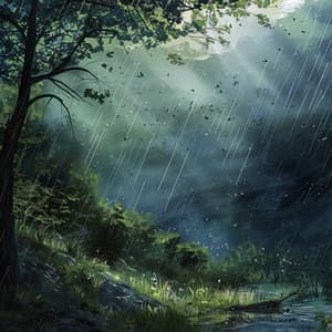 Cadencia De Lluvia: Gotas De Sinfonía - Ambiente Lofiium