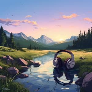 Binaural Flowing Waters: Serene Meditation Melody - Cooking and Baking