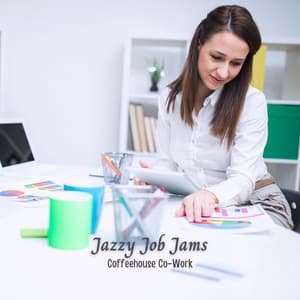 Jazzy Job Jams: Coffeehouse Co-Work - Chilled Easy Listening Jazz
