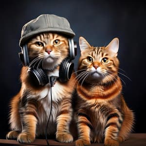 Hip Hop Whiskers: Gentle Tracks for Cats - Peaceful Lofi Lullabies