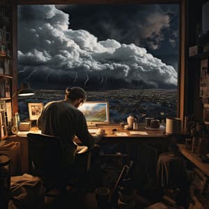 Día De Trabajo Tranquilo Con Las Gotas Del Piano Lluvioso - Bandas sonoras del salón del hotel