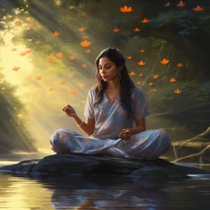 Gotas De Lluvia En Hojas: Meditación Con Sonidos Calmantes - Frío coreano