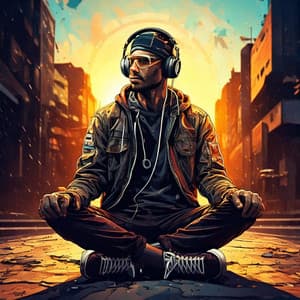 Hip Hop Serenity: Meditation Through Beats - Lofi Chill Beats to Relax