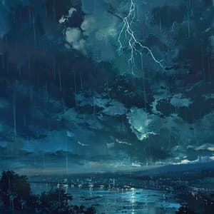 Restful Binaural Rain with Gentle Thunder - Dreamstatician