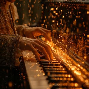 Glitzernde Flüssigkeit: Prächtige Kaskade von Diamanttropfen - Regen Sounds