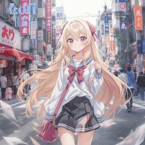 Serene City Lights - Lofi Kitty