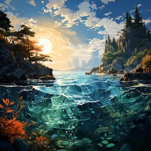 Serenidad Felina Junto Al Océano: Meditaciones Ambientales Para Gatos - Serenidad y Armonía