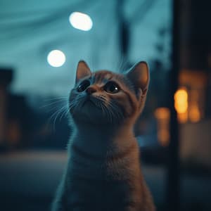 Quiet Time for Cats: Gentle Soothing Music - Quiet Night Lofi