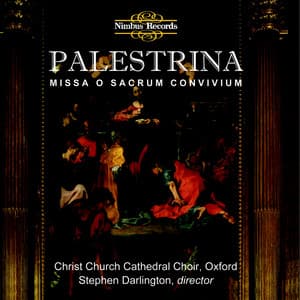 Palestrina: Missa O Sacrum Convivium - Giovanni Pierluigi da Palestrina