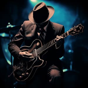 Jazz Music Echoes: Midnight Melody Swirls - Java Jazz Cafe