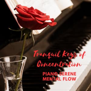 Tranquil Keys of Concentration: Piano Serene Mental Flow - Perfect Piano Music
