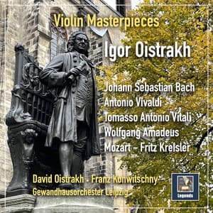 Violin Masterpieces: Bach, Vivaldi, Vitali & Mozart - Igor Oistrakh