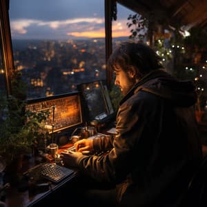 Inspiración Para La Jornada Laboral De La Lluvia Y El Piano - Húmedo