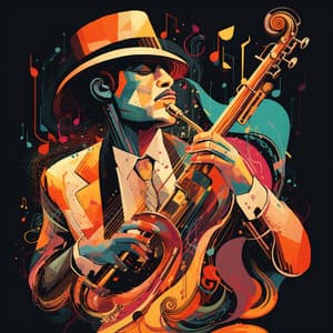 Electric Moods: Neon Jazz Music Fusion - Cool Cats 1940s Jazz