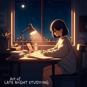 Art of Late Night Studying: Deep Focus Lofi - lofi at the desk