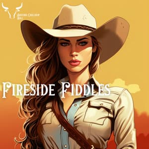 Fireside Fiddles: Lofi Country Nights - Arizona Chillhop Bull