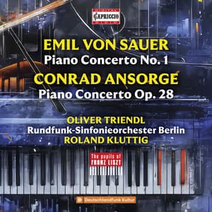 Sauer: Piano Concerto No. 1 in E Minor - Ansorge: Piano Concerto in F Major, Op. 28 - Oliver Triendl