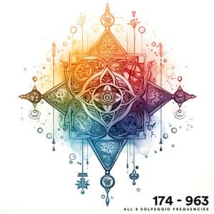 174 Hz to 963 Hz: All 9 Solfeggio Frequencies - orbital voices