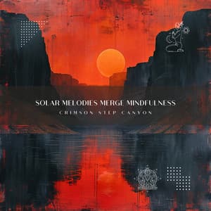 Solar Melodies Merge Mindfulness - Crimson Step Canyon