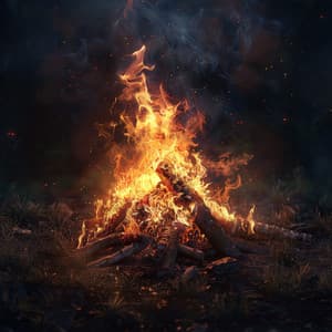 Warm Fire Binaural Beats for Restful Sleep - Binaural Healing