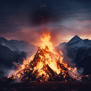 Meditation by the Fire: Binaural Flames for Mindful Calm - The Solfeggio Peace Orchestra