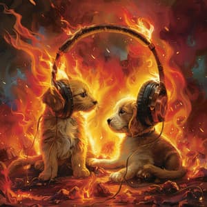 Calm Pets: Musical Fire Sounds - TELEKROME