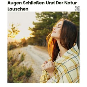 Augen Schließen Und Der Natur Lauschen - Waldgeräusche