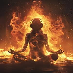 Fire's Mindful Melodies: Meditation Tunes - Meditation Miracle Music