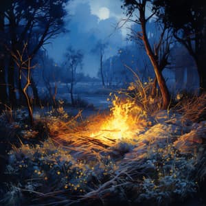 Breeze-Kissed Fires: Evening Ambiance - White Noise Atmospheres