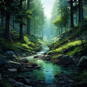 Riverside Retreat: Chill Sounds of the Forest - Echo of Light