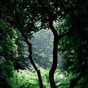 Comfortable Rain With Warm Music - The Sound of Danish Nature