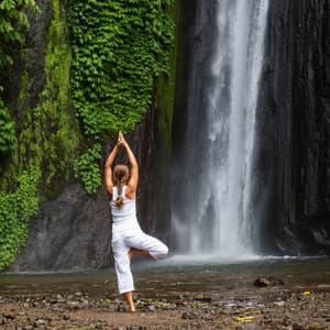 Ethereal Yoga Oasis: A Waterfall Chill Sound for Inner Balance - Luna Waterfall