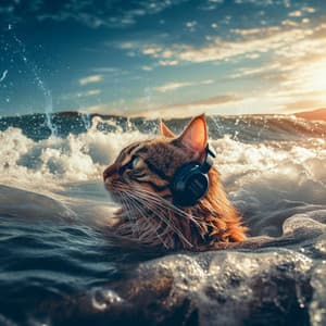 Ocean Purr: Binaural Cat Symphony - Solfeggio Tones 528Hz
