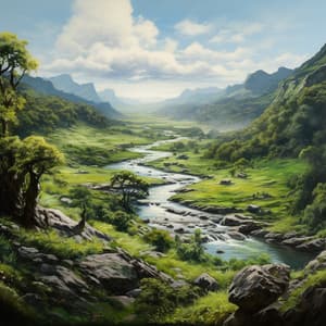 Meditación De Agua Binaural: Armonía De Corriente Tranquila - Ondas Alfa Colectivo