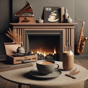Chai Tea and Jazz: Cozy Fireside Serenades - Calming Jazz Relax Academy