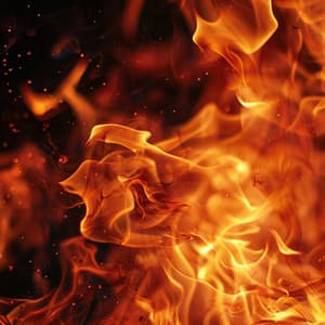 Fire Meditation Ambience: Warm Sounds for Mindful Calm - The Muse Of Meditation