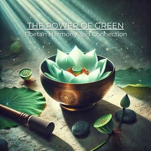 The Power of Green: Tibetan Harmony and Connection – Where Tradition Meets the Soul - Motivational Divine Meditation Zone