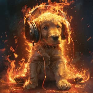 Fire Tunes: Peaceful Melodies for Dogs - Dog Music Zone