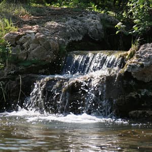 Noche Serena De Cascada: Duerme Plácidamente Con La Naturaleza - Experiencia de música de fondo