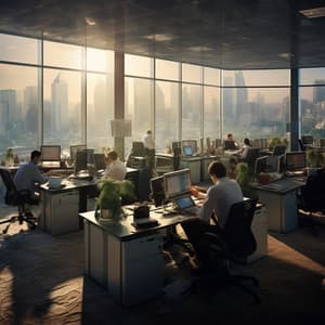 Rainy Motivation: Energetic Music for Work Completion - Happy Playlisted Music